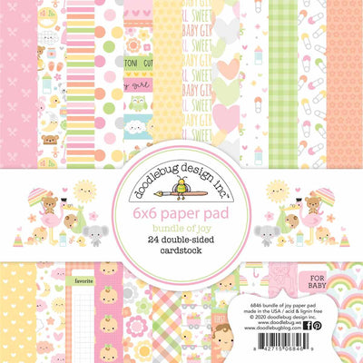 Bundle of Joy 6" x 6" Paper Pad - Doodlebug