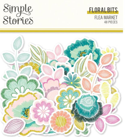 Floral Bits & Pieces Ephemera - Flea Market Collection - Simple Stories