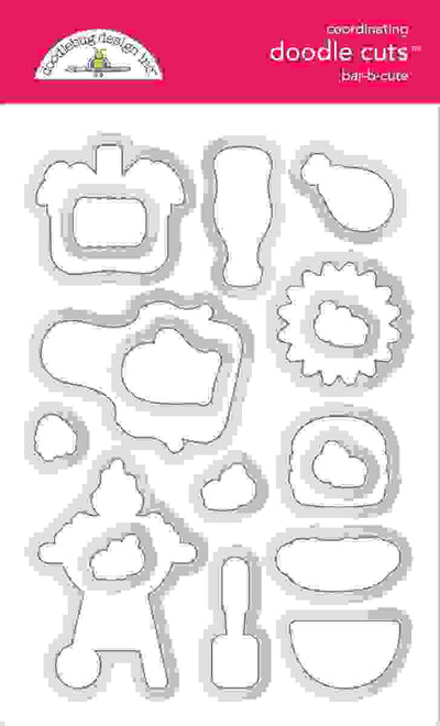 Bar-B-Cute Doodle Cuts - Doodlebug - Clearance