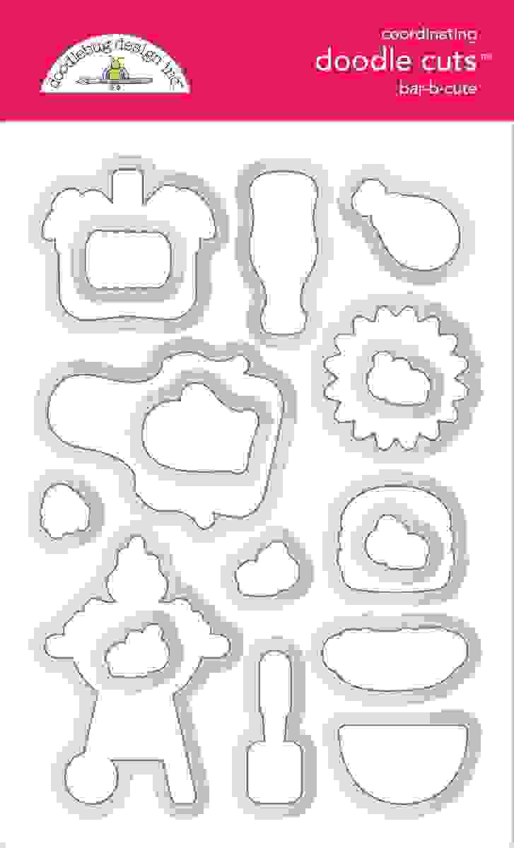 Bar-B-Cute Doodle Cuts - Doodlebug - Clearance
