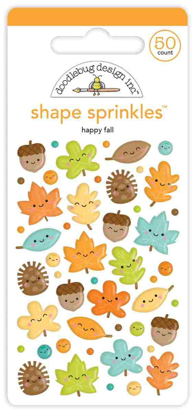 Happy Fall Shape Sprinkles - Pumpkin Spice - Doodlebug