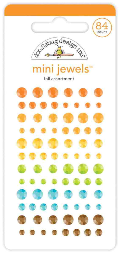 Fall Assortment Mini Jewels - Pumpkin Spice - Doodlebug -  Clearance