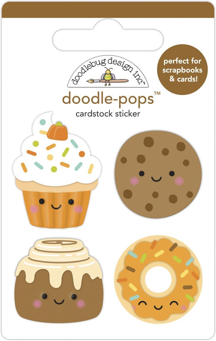 Fall Treats Doodle-Pops - Pumpkin Spice - Doodlebug