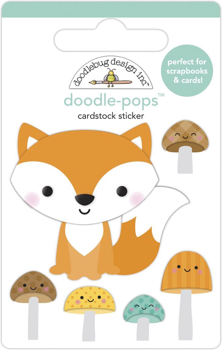Fox and Friends Doodle-Pops - Pumpkin Spice - Doodlebug