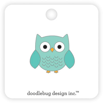 Owlbert Collectible Pin - Pumpkin Spice - Doodlebug - Clearance