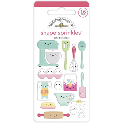 Baked With Love Shape Sprinkles - Made With Love - Doodlebug