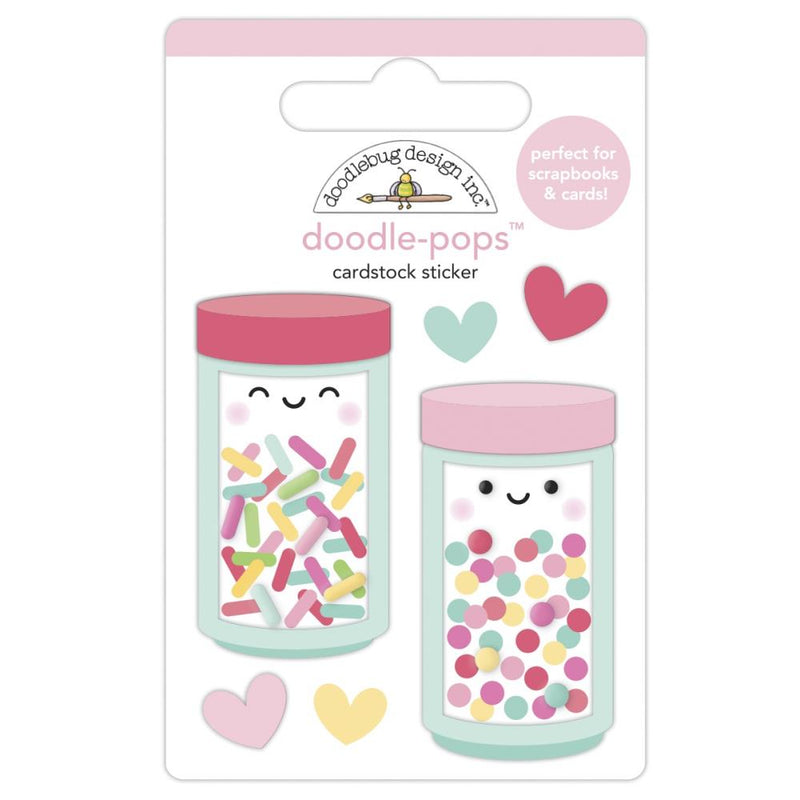 Sprinkle Shoppe Doodle-Pops - Made With Love - Doodlebug