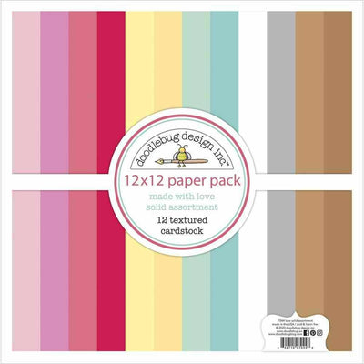 Great Outdoors Solid Assortment 12 X 12 Textured Cardstock Paper