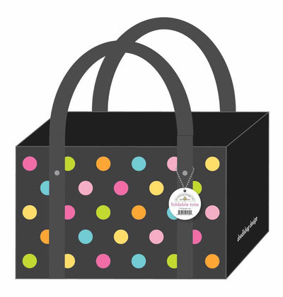 Polka Dot Foldable Tote - Doodlebug