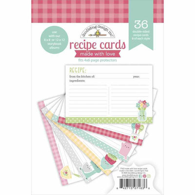 Made With Love Recipe Cards - Doodlebug