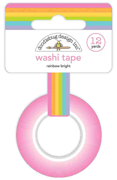 Rainbow Bright Washi Tape - Fairy Garden - Doodlebug