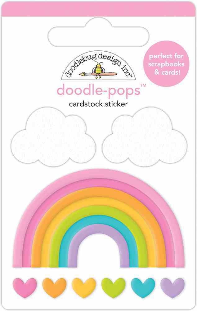 Over The Rainbow Doodle-Pops - Fairy Garden - Doodlebug