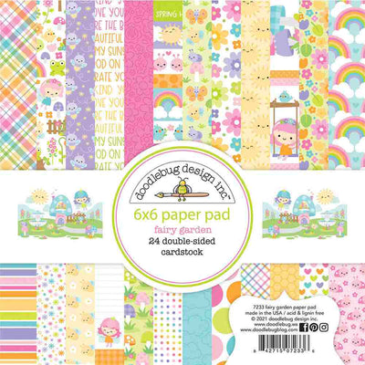 Fairy Garden 6" x 6" Paper Pad - Doodlebug