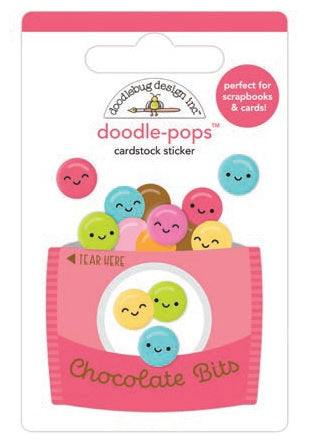 Chocolate Bits Doodle-Pops - Cute & Crafty - Doodlebug