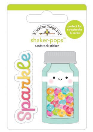 Sequin Jar Shaker-Pops - Cute & Crafty - Doodlebug