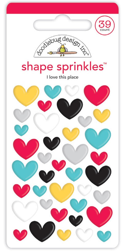 I Love This Place Shape Sprinkles - Fun at the Park - Doodlebug