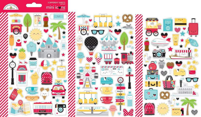 Fun at the Park Mini Icons Stickers - Doodlebug