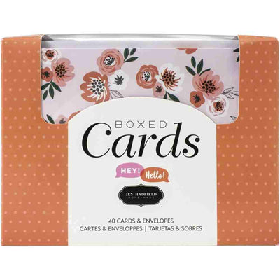 Hey, Hello Boxed Cards - Jen Hadfield - Pebbles - Clearance