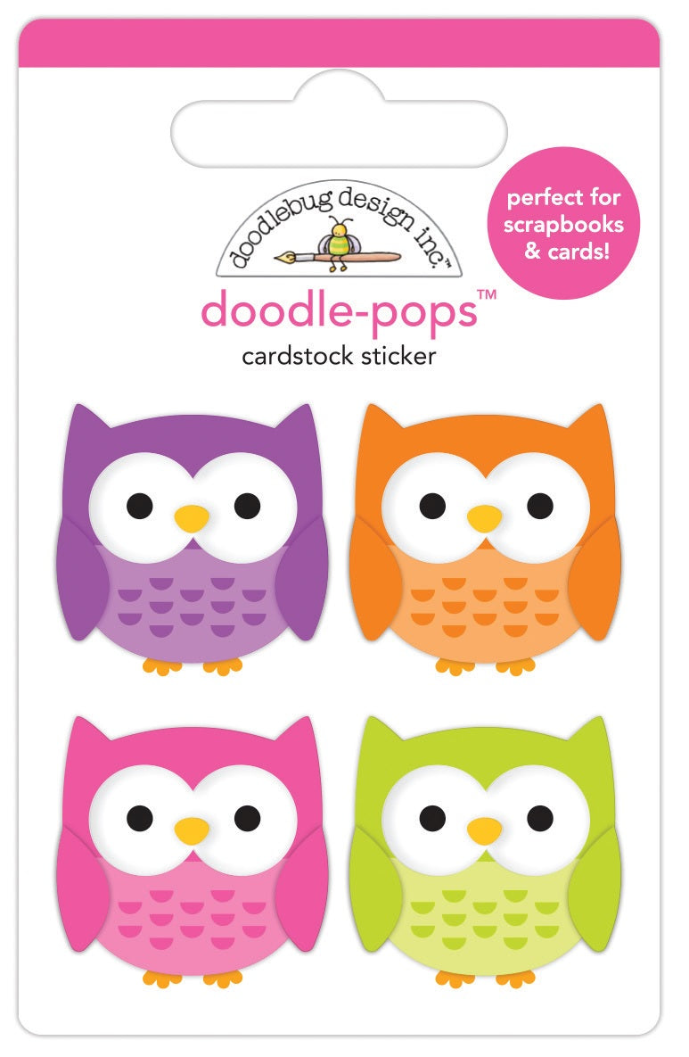 Happy Owl-O-Ween Doodle-Pops - Happy Haunting - Doodlebug