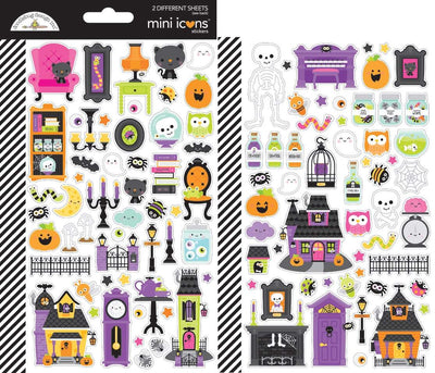 Happy Haunting Mini Icons Stickers - Doodlebug