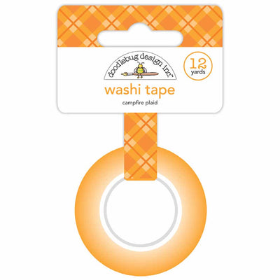 Campfire Plaid Washi Tape - Great Outdoors - Doodlebug