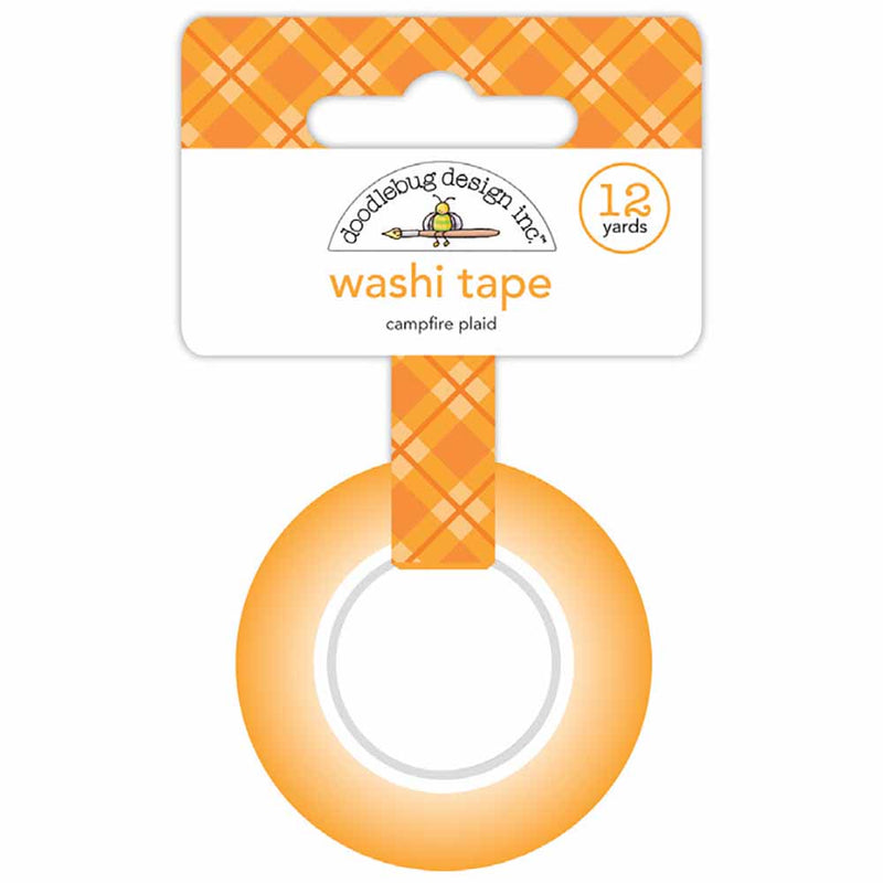 Campfire Plaid Washi Tape - Great Outdoors - Doodlebug