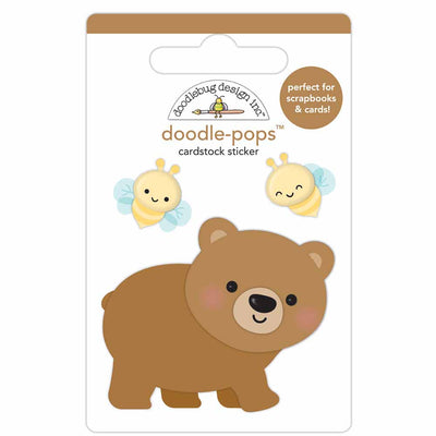 Honey Bear Doodle-Pops - Great Outdoors - Doodlebug