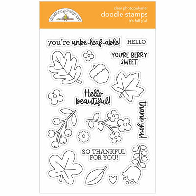 It's Fall Y'all Doodle Stamps - Great Outdoors - Doodlebug
