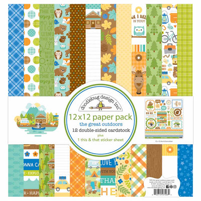 Great Outdoors 12" x 12" Paper Pack - Doodlebug