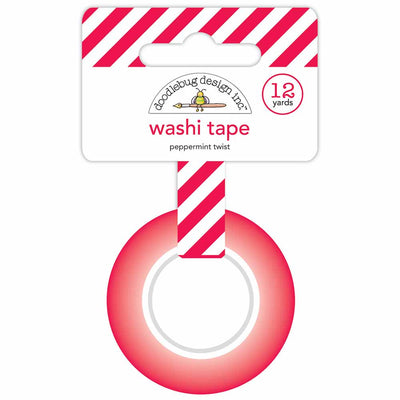 Peppermint Twist Washi Tape - Let It Snow - Doodlebug