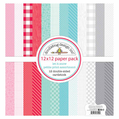 Let It Snow Petite Prints Assortment Pack - Doodlebug