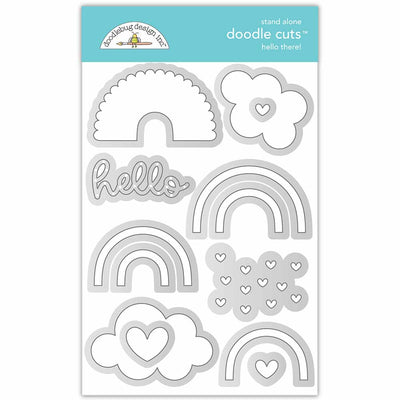 Hello There! Doodle Cuts - Lots of Love - Doodlebug