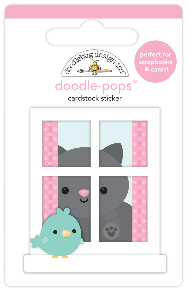Hello Friend Doodle-Pops-Pretty Kitty Collection-  Doodlebug Design