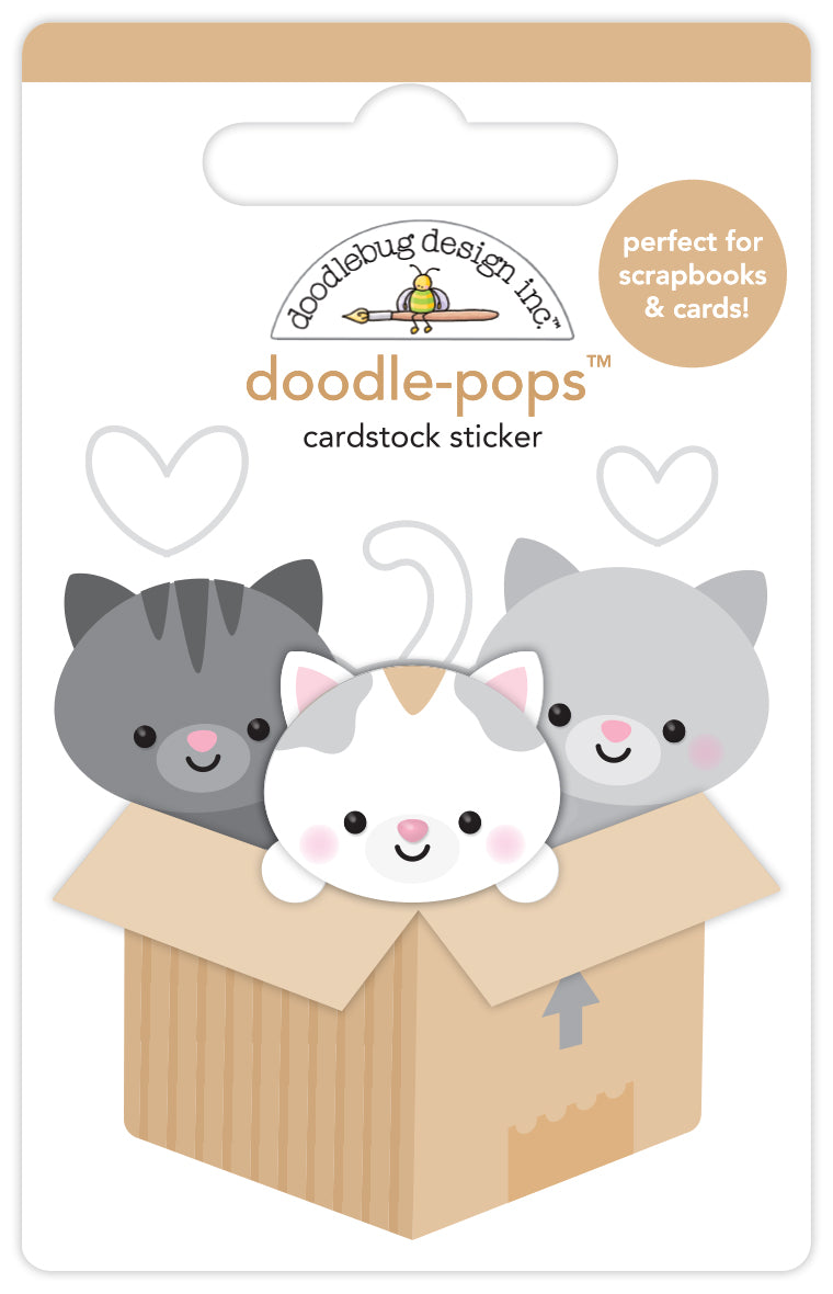 Kitty Litter Doodle-Pops -Pretty Kitty Collection-  Doodlebug Design