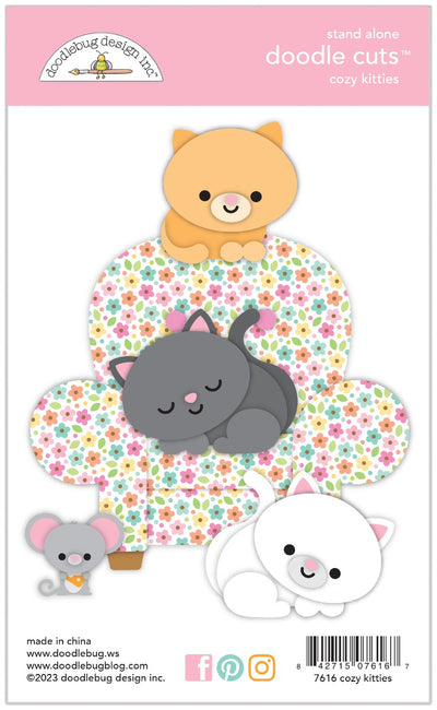 Cozy Kitties Doodle Cuts -Pretty Collection- Doodlebug Design