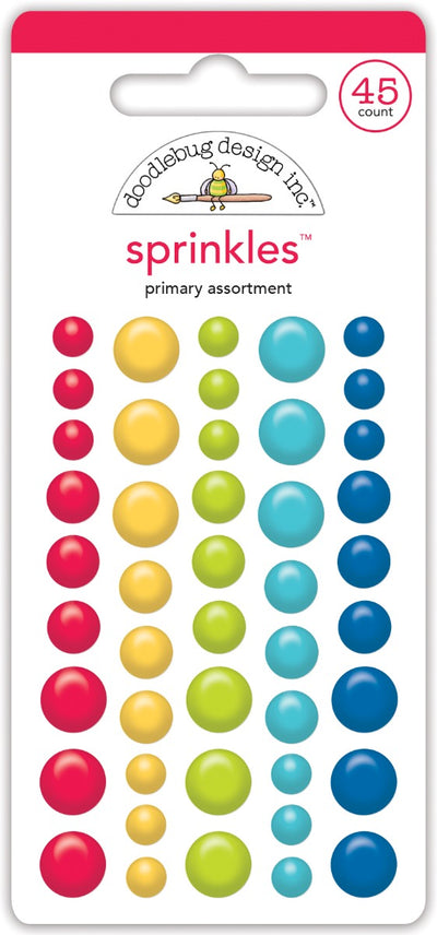 Primary Assortment Sprinkles - Doggone Cute Collection- Doodlebug Design