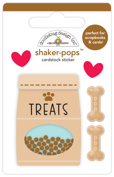 Doggie Treats Shaker-Pops - Doggone Cute Collection-  Doodlebug Design