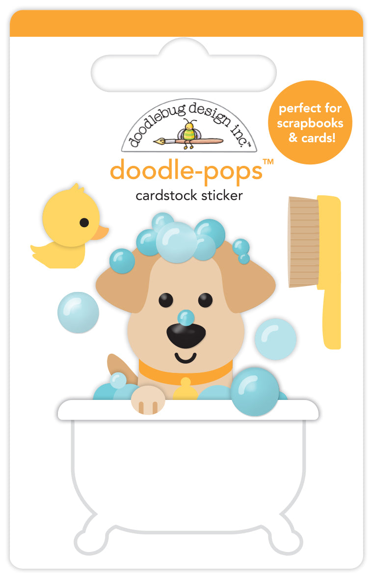 Rub-A-Dub Doodle-Pops - Doggone Cute Collection- Doodlebug Design