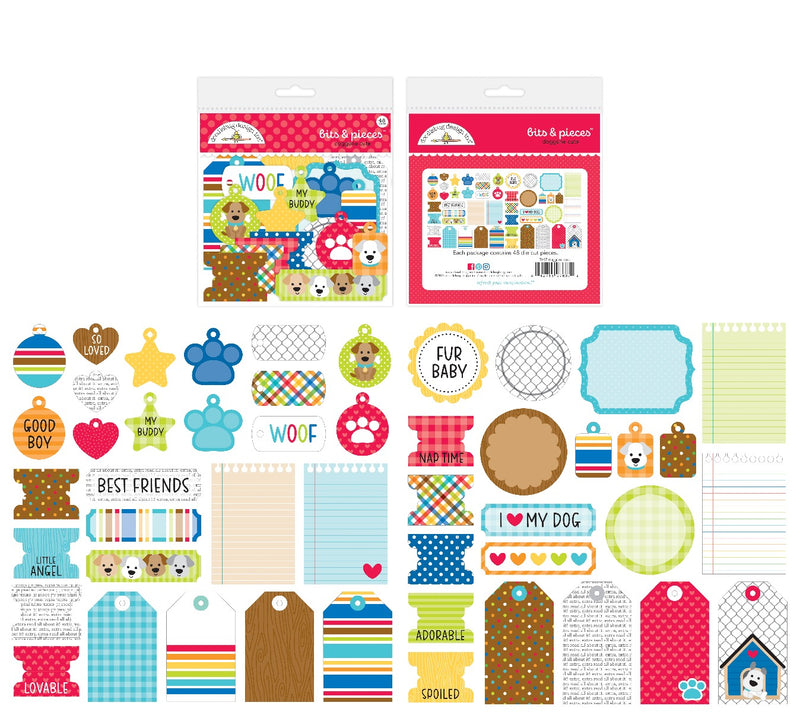 Bits & Pieces -Doggone Cute Collection- Doodlebug Design