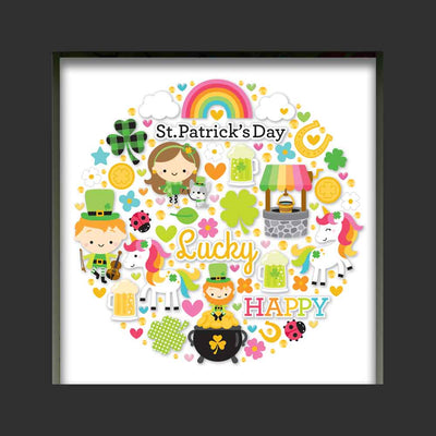 Lots O' Luck Shadow Box Insert Kit - Doodlebug