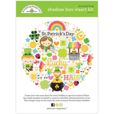 Lots O' Luck Shadow Box Insert Kit - Doodlebug