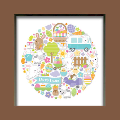 Hippity Hoppity Shadow Box Insert Kit - Doodlebug