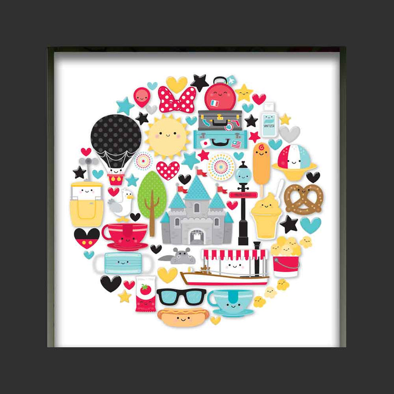 Fun At The Park Shadow Box Insert Kit - Doodlebug
