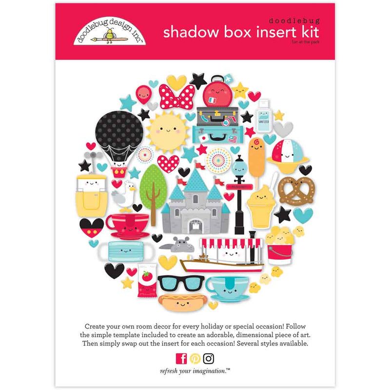 Fun At The Park Shadow Box Insert Kit - Doodlebug