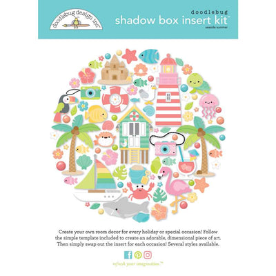 Seaside Summer Shadow Box Kit - Doodlebug