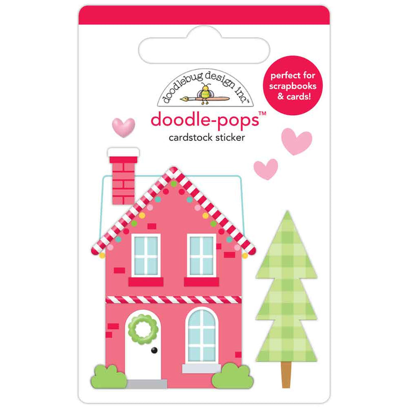 Peppermint Place Doodle-Pops - Candy Cane Lane - Doodlebug