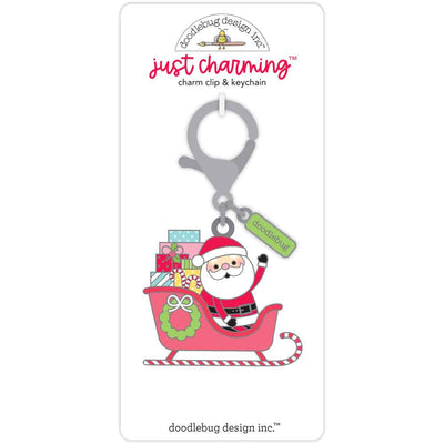 Here Comes Santa Claus Just Charming Clip - Candy Cane Lane - Doodlebug
