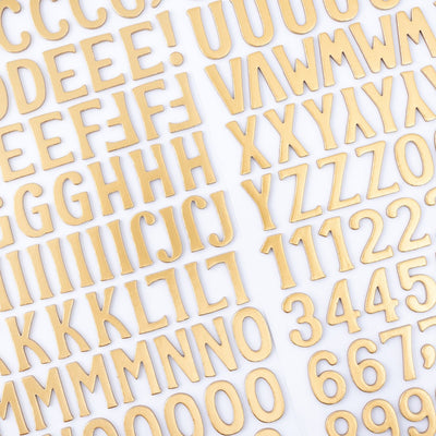 Alphabet Thickers with Gold Foil Accents - Brighton Collection - BoBunny