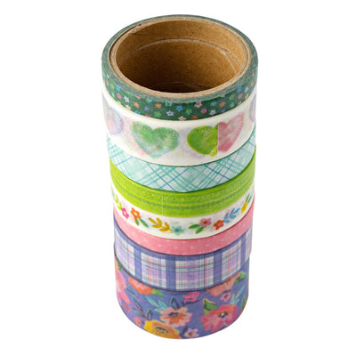 Washi Tape, 8pc - Paige Evans - Blooming Wild Collection - American Crafts