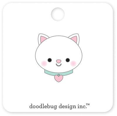 Snowball Collectible Pins - Pretty Kitty Collection-  Doodlebug Design